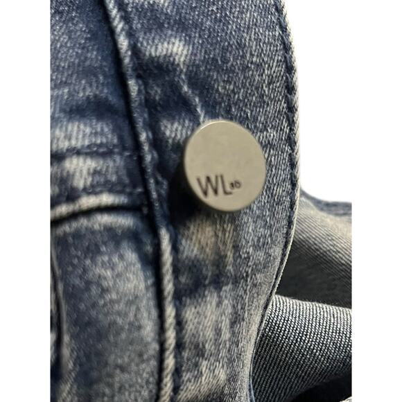 $168 Wash Lab MILLIE Long Sleeve Denim Shirt Dress | Size L -NWT - Picture 7 of 9